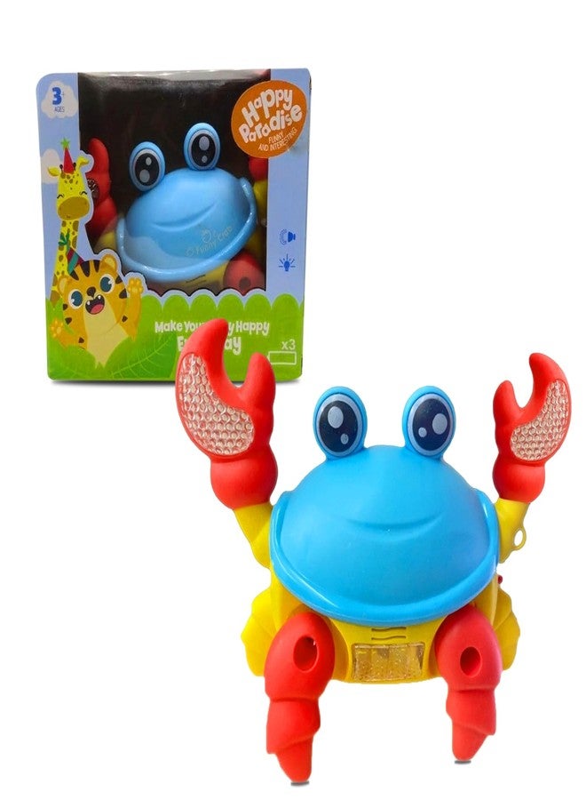 كيدز ماندي لعبة ماندي الموسيقية للأطفال على شكل سلطعون زاحف مع أضواء LED | لعبة تعليمية حسية تفاعلية للأطفال الصغار والرضع - Image 1